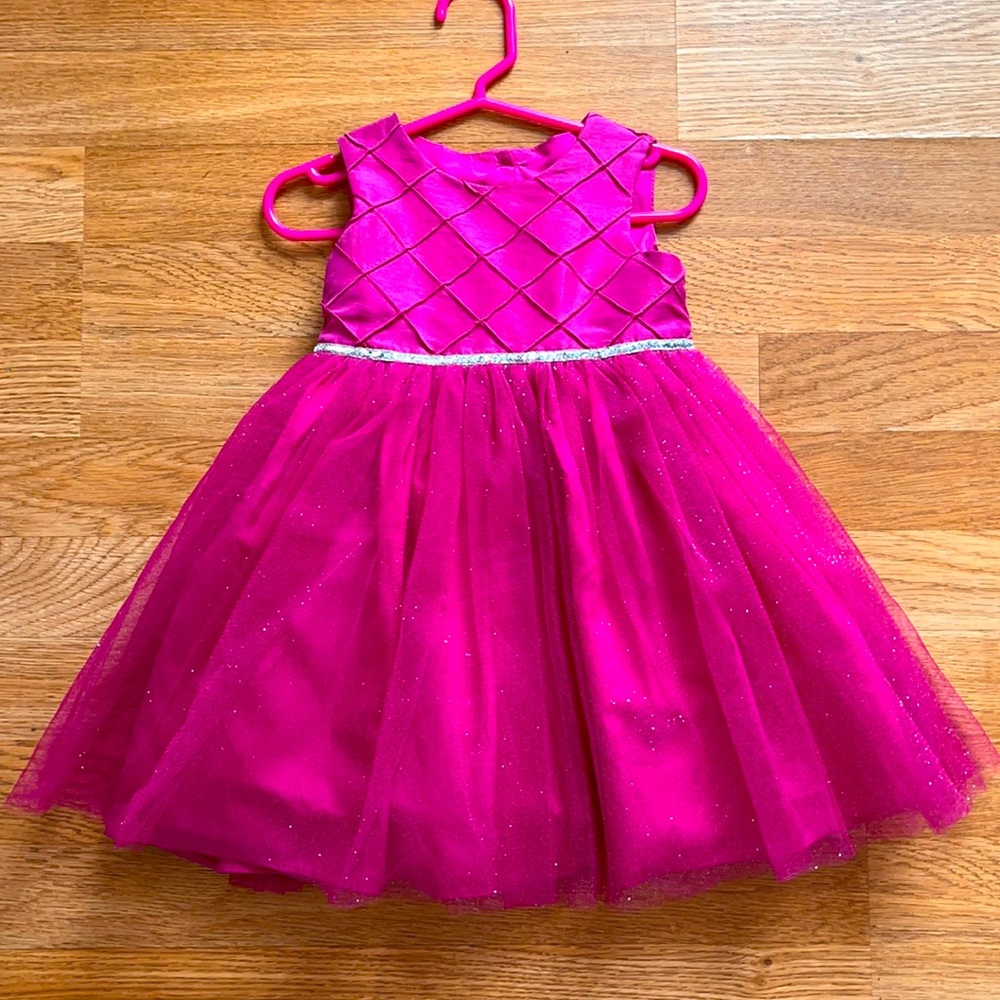 Mamellata Taffeta Fuchsia Dress 18m
